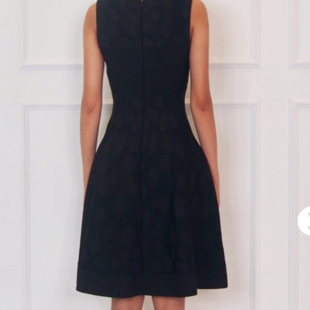 ISSA Black Fit & Flare Dress - Picture 2 of 9